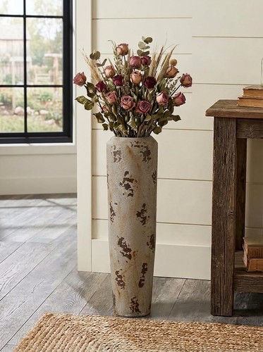 Sziqiqi metall bodenvase groß - metall,