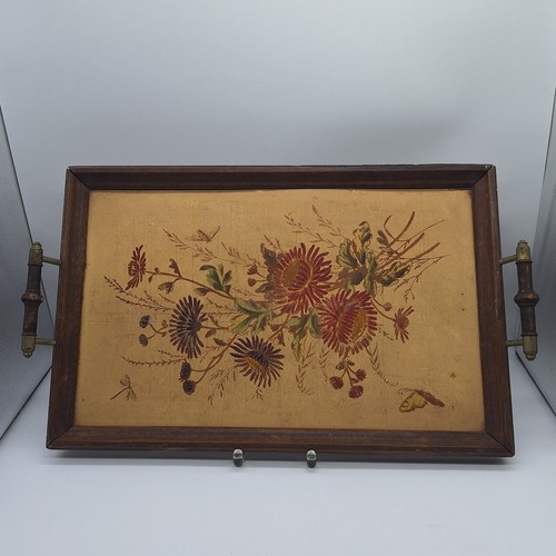 Jugendstil holz tablett - holz,